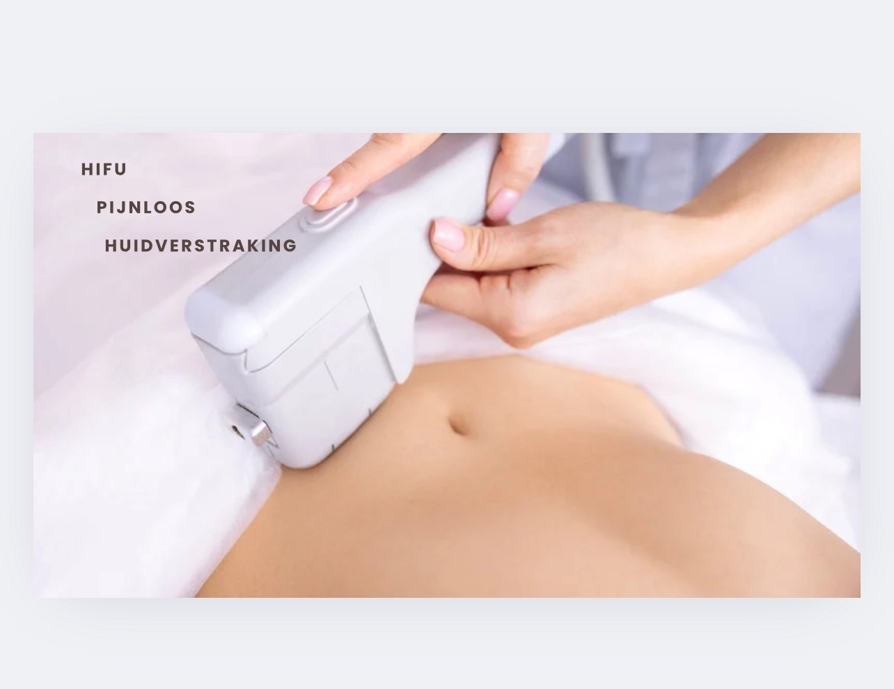 HIFU behandeling aan kaaklijn