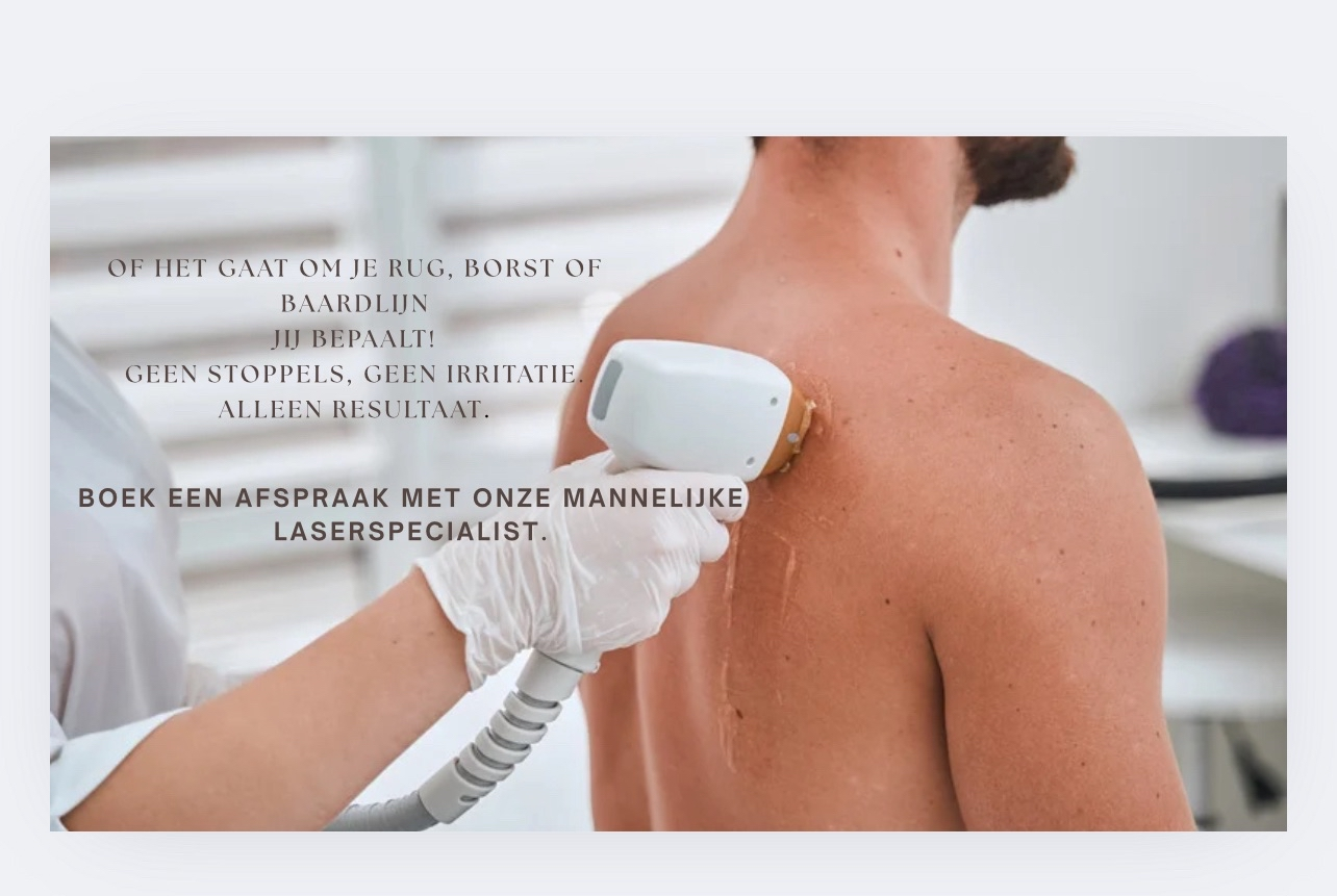 Laserontharing voor mannen